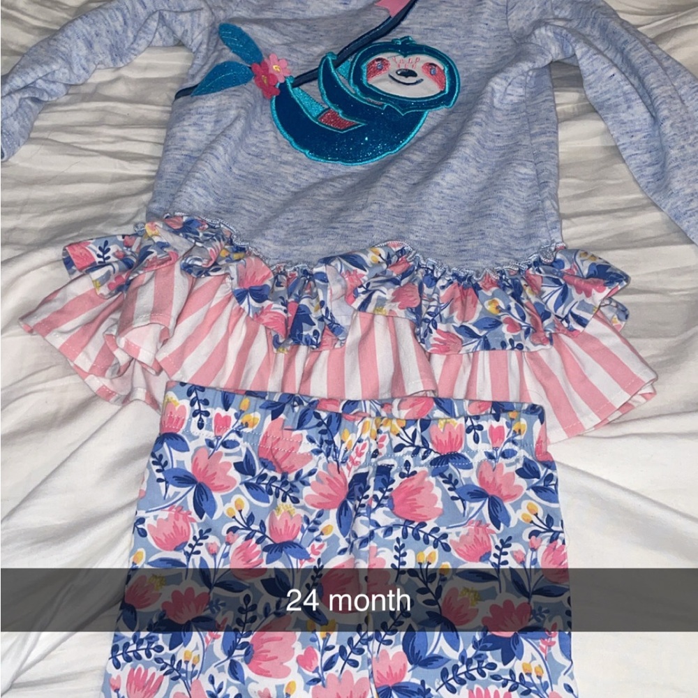 Rare Editions Blue and Pink Kids Matching Set